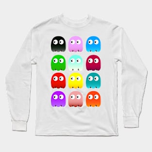 Multicoloured Aliens Long Sleeve T-Shirt